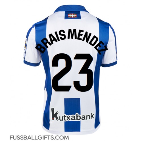 Real Sociedad Brais Mendez #23 Fußballbekleidung Heimtrikot 2024-25 Kurzarm